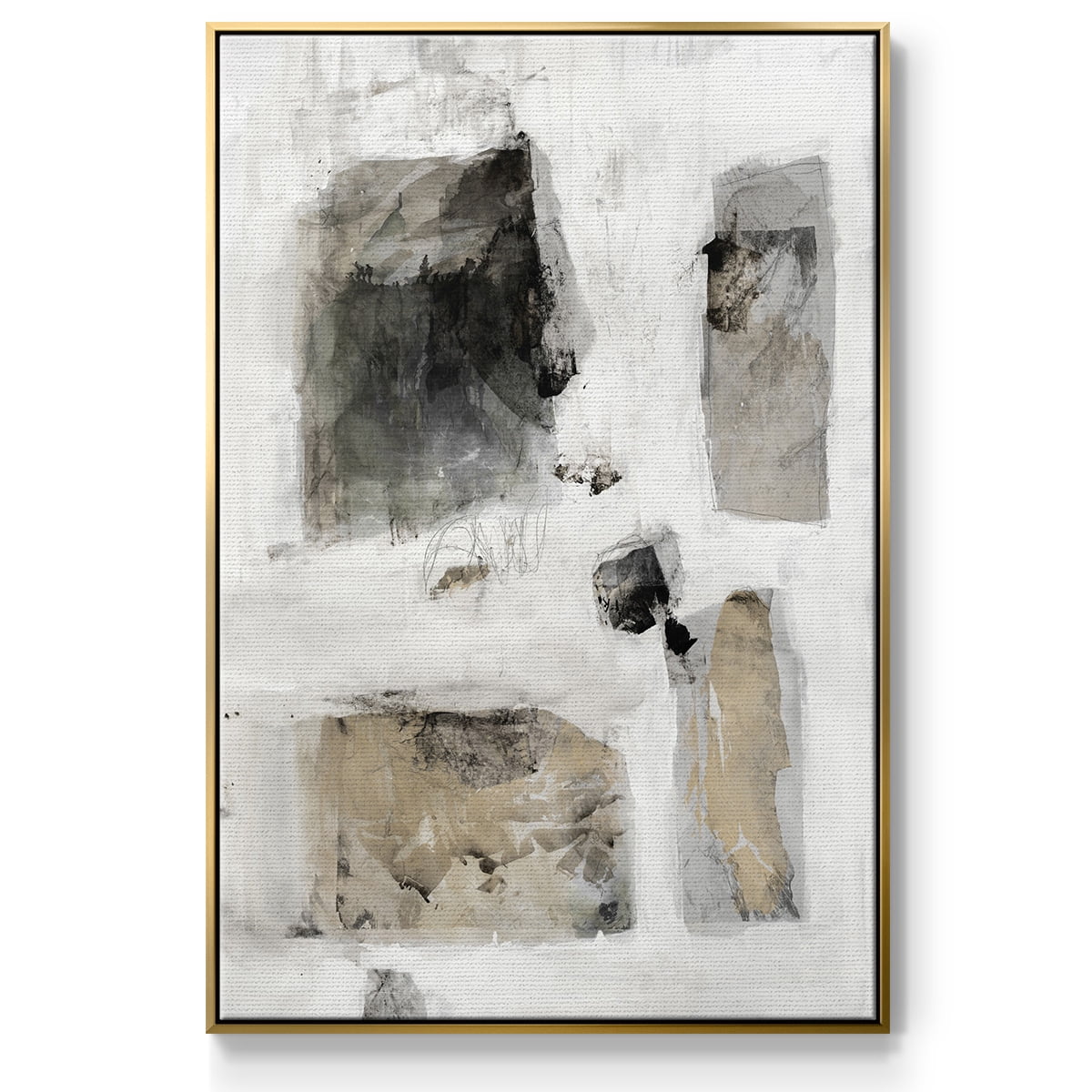 A Simple Love I V30 Framed Premium Gallery Wrapped Canvas - Ready to Hang - 27 x 41 - Gold Floating Frame