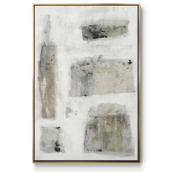 A Simple Love II V30 Framed Premium Gallery Wrapped Canvas - Ready to Hang - 27 x 41 - Gold Floating Frame