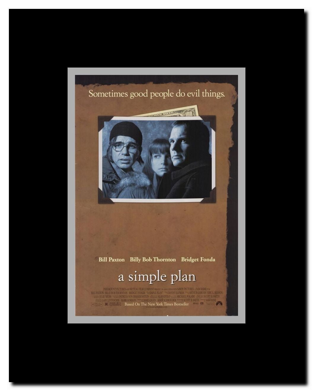 A Simple Plan Framed Movie Poster