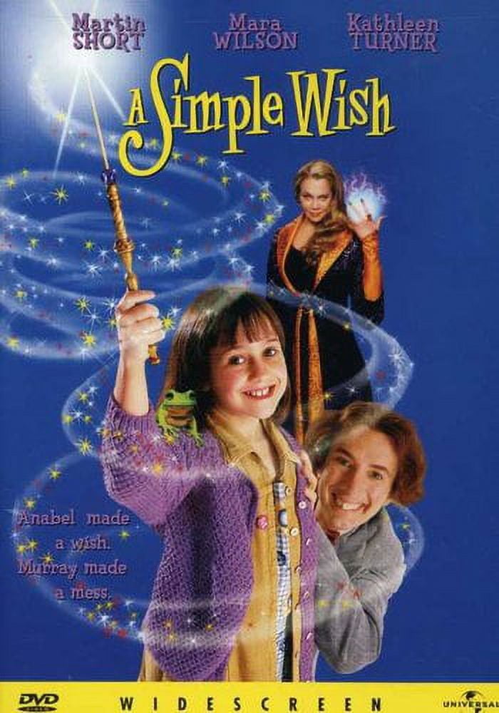 Dvd Simple Universal Studios, A Simple Wish DVD, Martin Short, Mara Wilson, PG ...