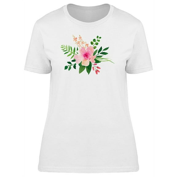 A Single Cute Flower Wedding T-Shirt Women -Image by Shutterstock, Female XX-Large