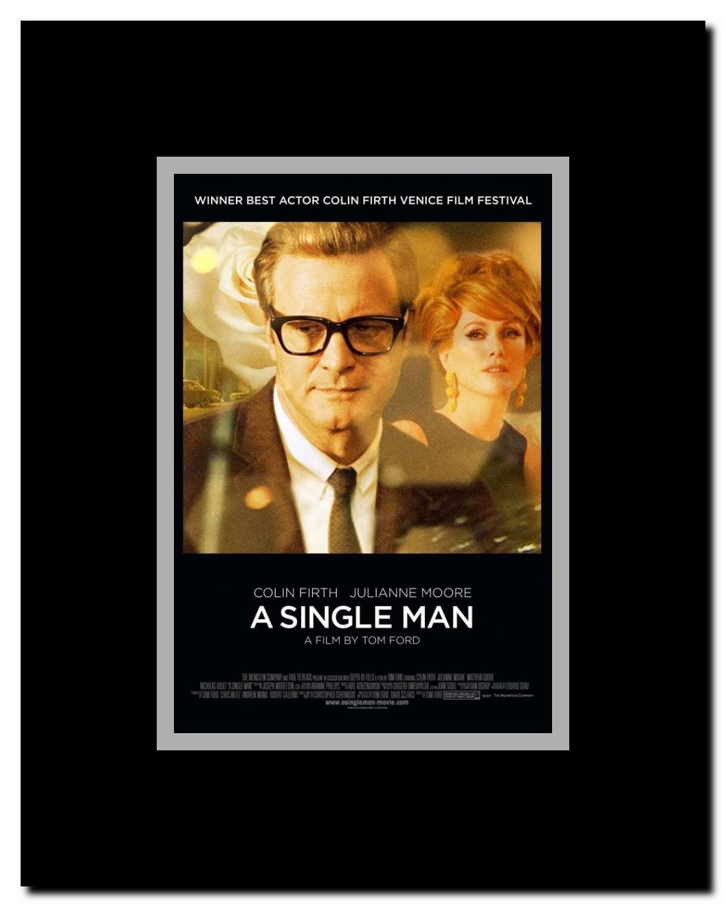 A Single Man Framed Movie Poster