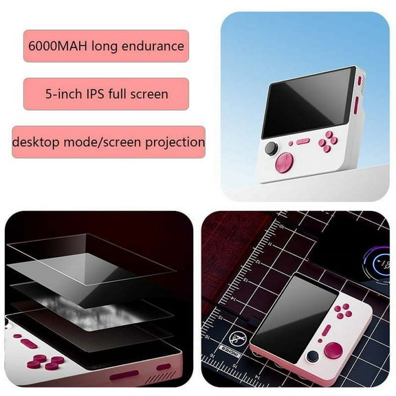 A Single Player Game Console White Red 32Gb With 10000 Games For Entertainment