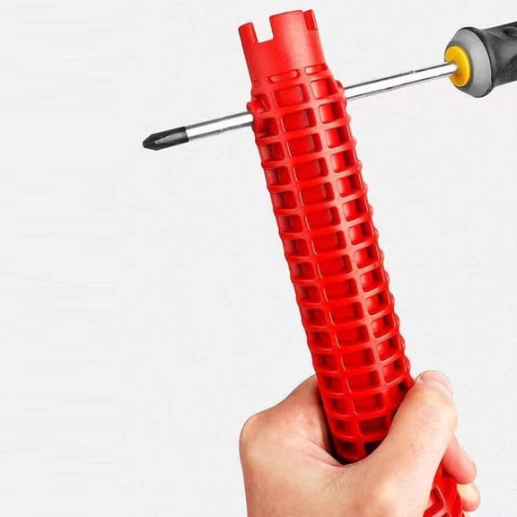 A Sink Bathroom Wrench Multi Functional Bathroom Plumbing Installation Tool Faucet Angle Repair and Disassembly