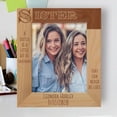 thumbnail image 1 of A Sister Is A Little Bit Of Childhood Personalized Wooden Frame 8" x 10" Brown (Vertical), 1 of 1