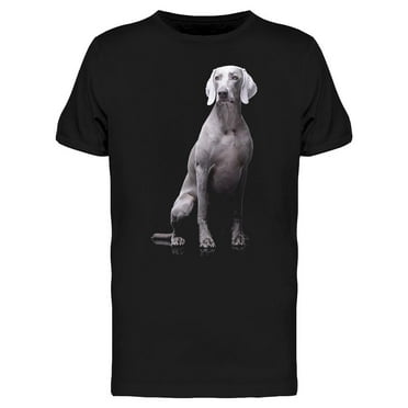 A Sitting Weimaraner T-Shirt Men -Image by Shutterstock, Male x-Large