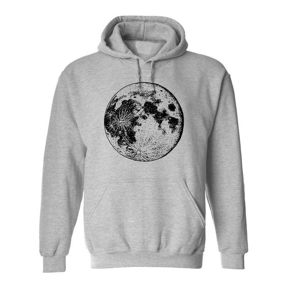 A Sketch Of The Moon Hoodie Men -Image by Shutterstock, Male Medium