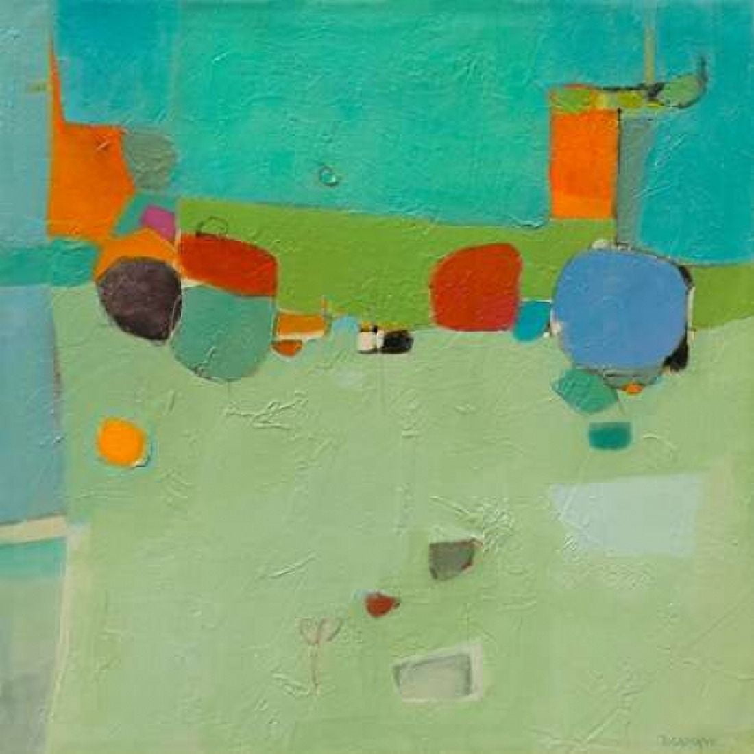 A Skip and a Roll Canvas Art - Dorothy Gaziano (24 x 24)