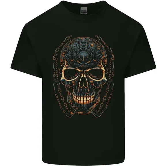 A Skull Made Of Scrap Mens Womens S-5XL T-Shirt