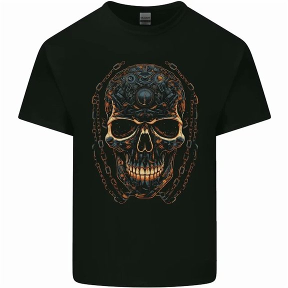 A Skull Made Of Scrap Mens Womens S-5Xl T-Shirt, Unisex T-Shirt