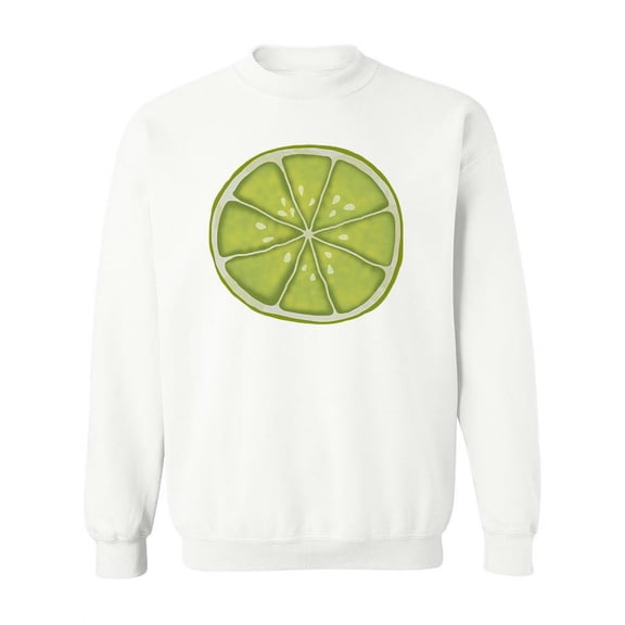 A Slice Of Lime Sweatshirt Women -SPIdeals Designs, Female Medium
