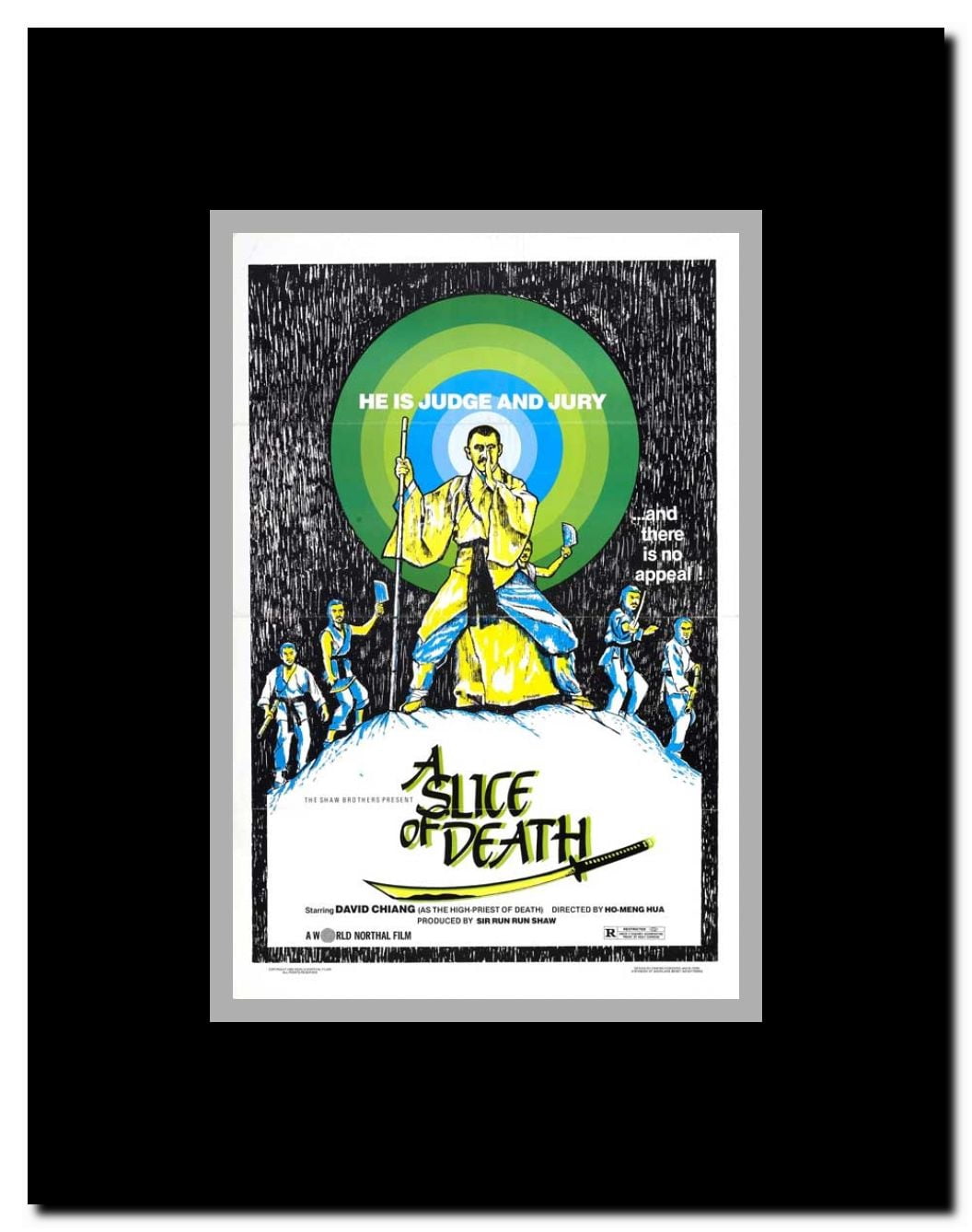 A Slice of Death Framed Movie Poster