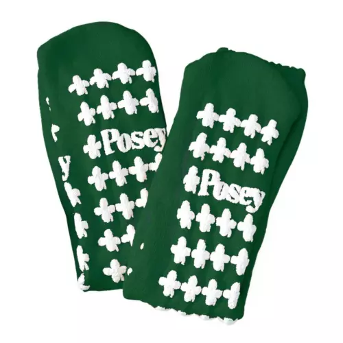 CUTYMART A Slipper Socks Adult Large Green Above Ankle - Pair of 2