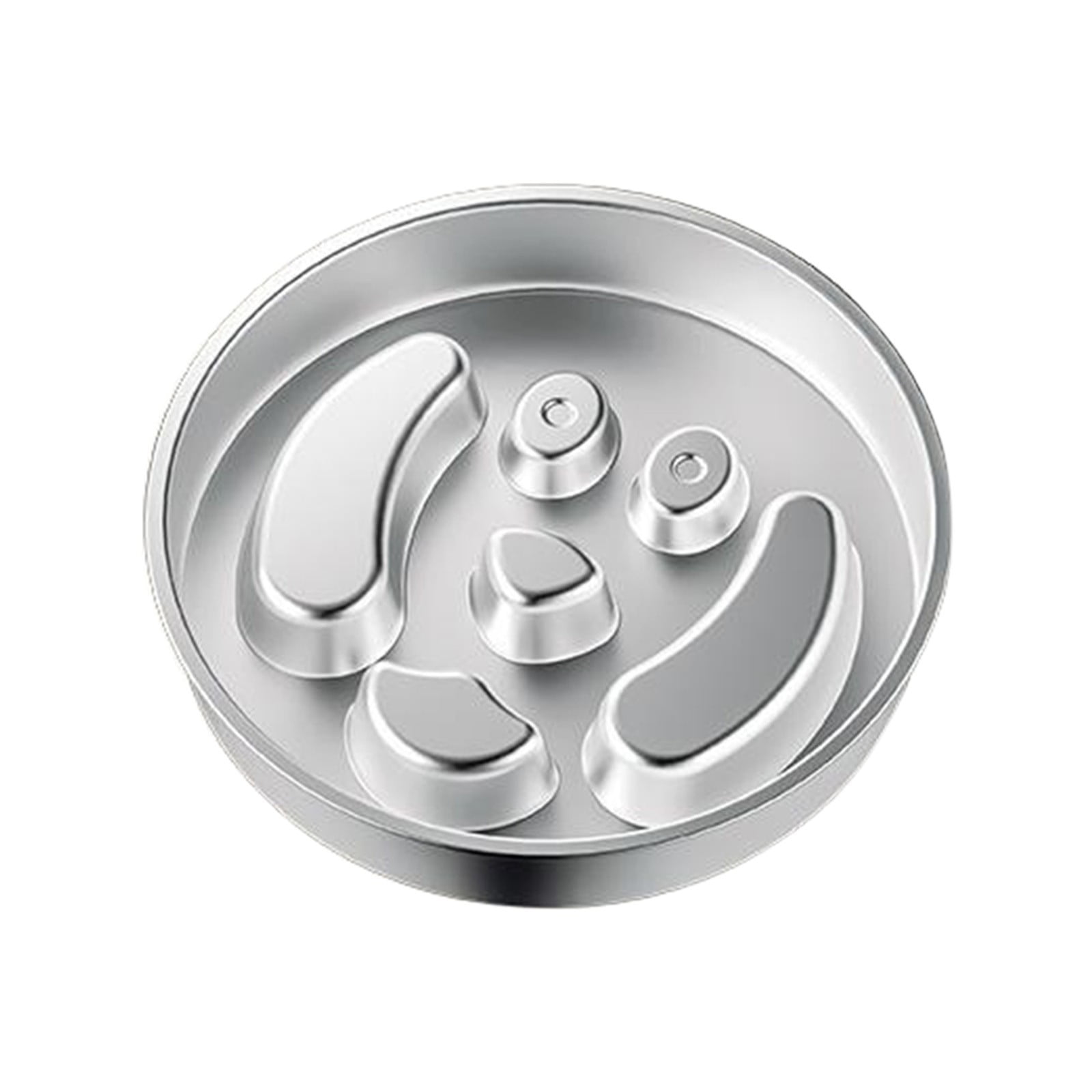 A Slow Feeder Dog Bowl Stainless Steel Large Capacity Anti Gulp Pet ...