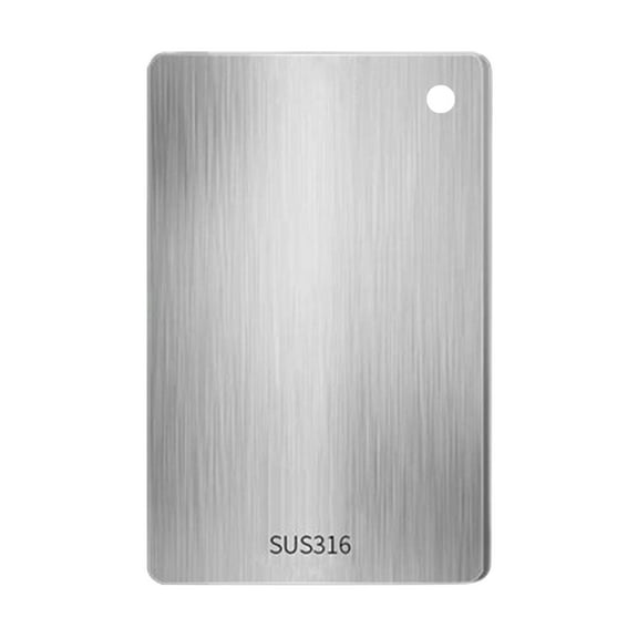 A Small 316 Stainless Steel Cutting Board Food Grade Silver Kitchen Chopping Board Dishwasher Safe For Fruits Vegetables And Meat Compact Design