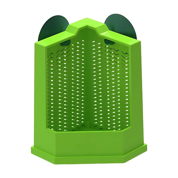 A Small Lizard Cricket Feeder With Suction Cups Hung For Reptile Gecko Food