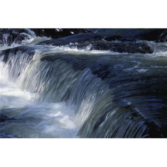 A Small Waterfall Poster Print by David Chapman, 34 x 22 - Large