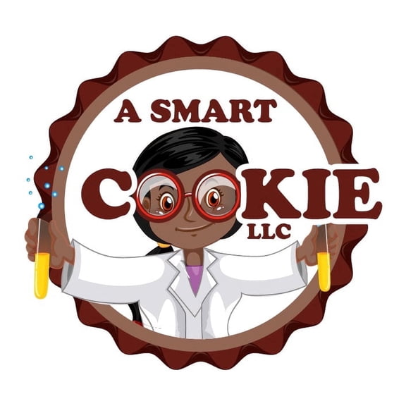 A Smart Cookie Science Edible Cake Topper Image