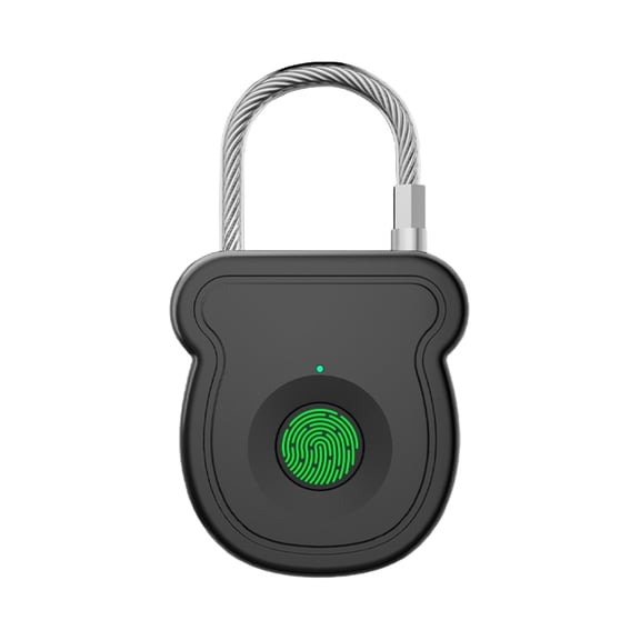 A Smart Fingerprint Padlock - Suitable For Outdoor Luggage Stainless - Steel Doors Cabinets And Financial