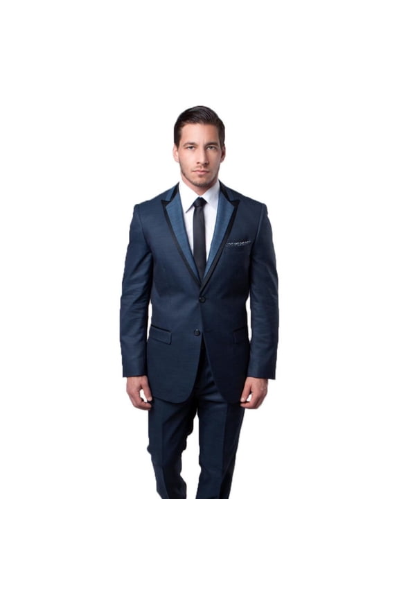 Modern Fit 2-Piece Men’s Suit Jacket and Pant Set
