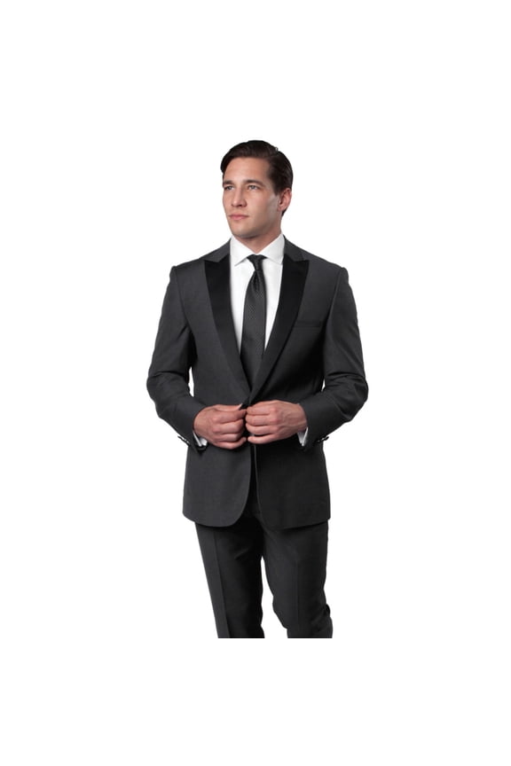Slim Fit 2-Piece Tuxedo Jacket and Pant Set