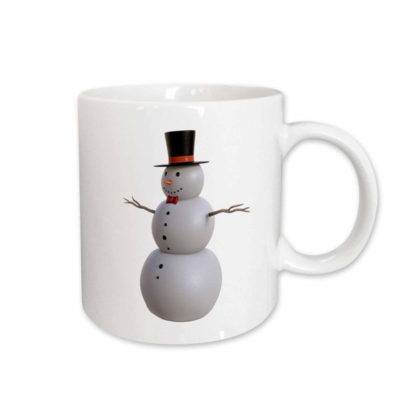 3drose, a Snowman for Christmas, 15oz Mug