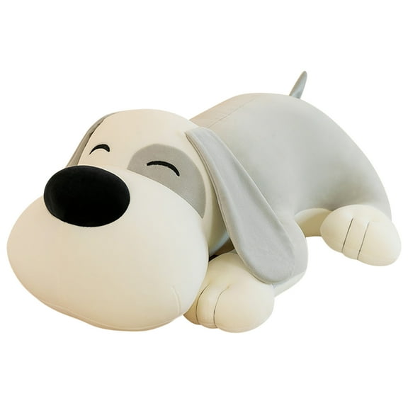 A Soft Dog Hugging Pillow Plush Stuffed Animal Large Body Pillow Cuddly Pet Toy For Kids And Adults 11.8 Inches Fluffy Dog Doll 170G