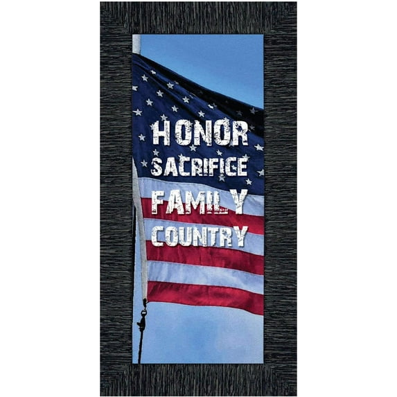 A Soldiers Honor Picture Frame, Military Artwork for Walls, Soldier Art Work, Patriotic Wall , 7347CH