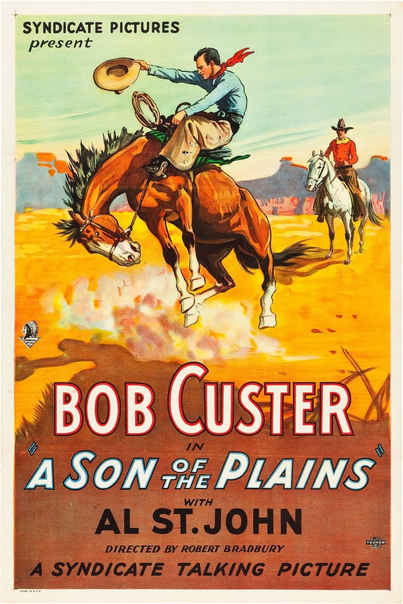 A Son Of The Plains Canvas Art - (24 x 36)