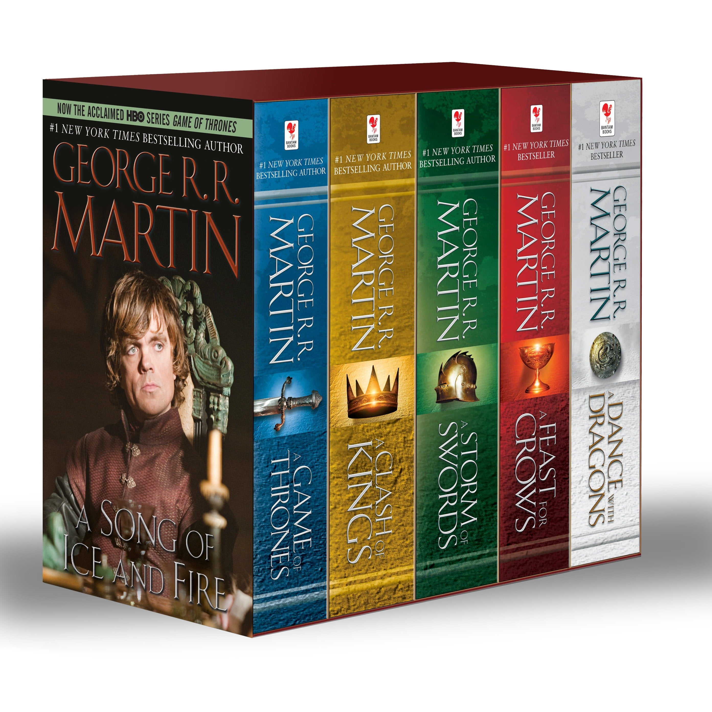 A Song of Ice and Fire Series 6 Books Collection Set By George
