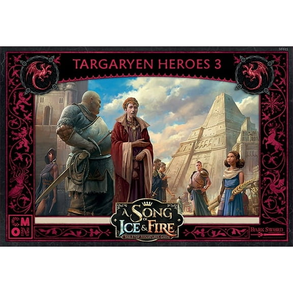 A Song of Ice & Fire Miniatures Game Targaryen Heroes 3 SIF615 Cool Mini or Not