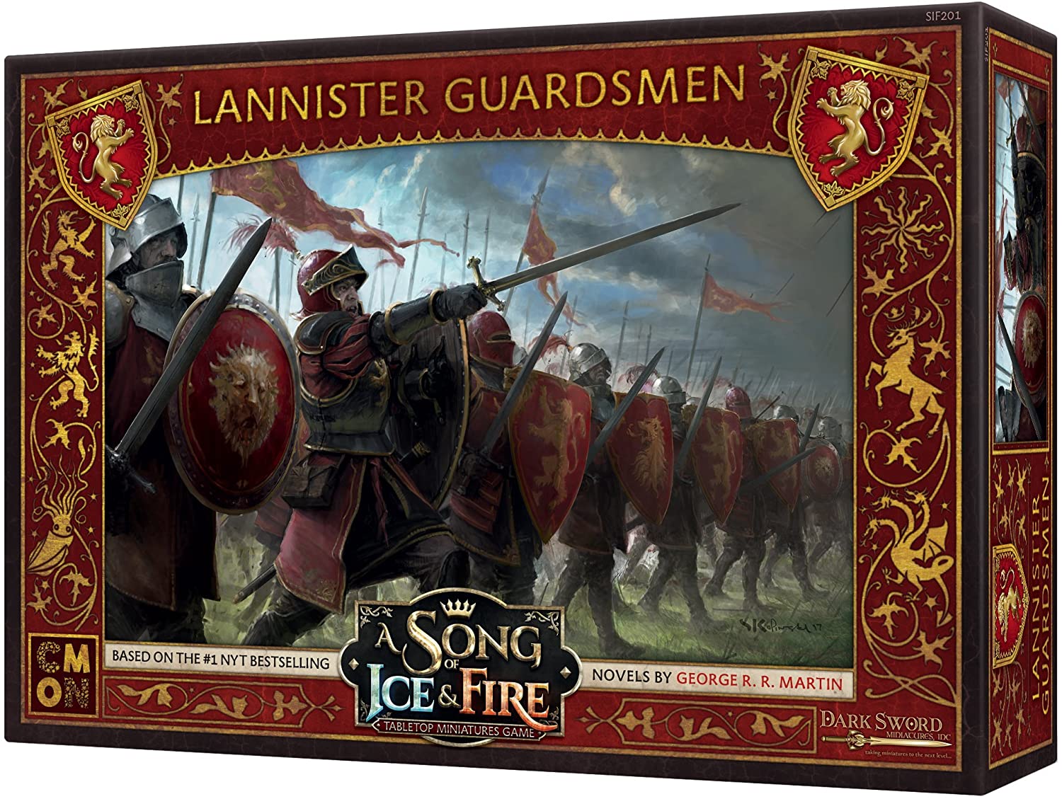 A Song of Ice & Fire: Tabletop Miniatures Game Lannister Guardsmen Unit Box, by CMON - image 1 of 7