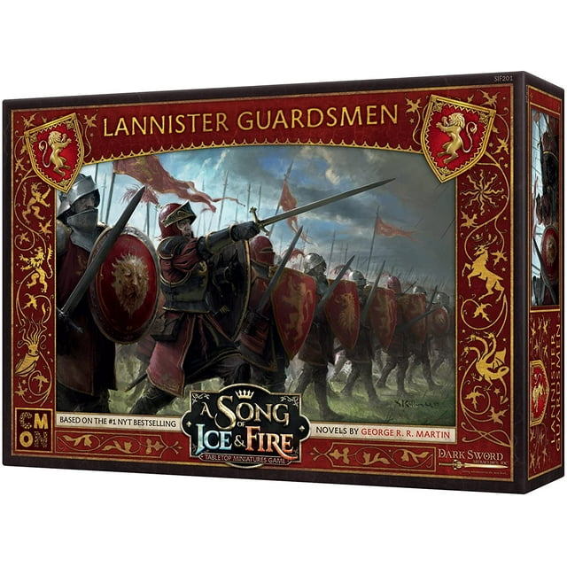 A Song of Ice & Fire: Tabletop Miniatures Game Lannister Guardsmen Unit Box, by CMON