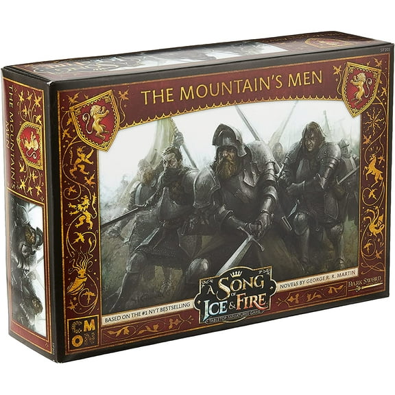 A Song of Ice & Fire: Tabletop Miniatures Game Lannister The Mountain's Men Unit Box, by CMON