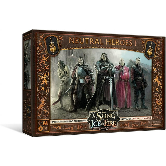 A Song of Ice & Fire: Tabletop Miniatures Game Neutral Heroes 1 Box, by CMON
