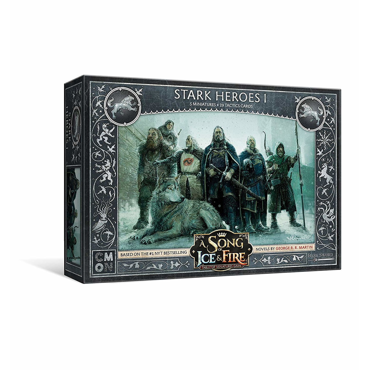 A Song of Ice & Fire: Tabletop Miniatures Game Stark Heroes 1 Box, by CMON - image 1 of 5