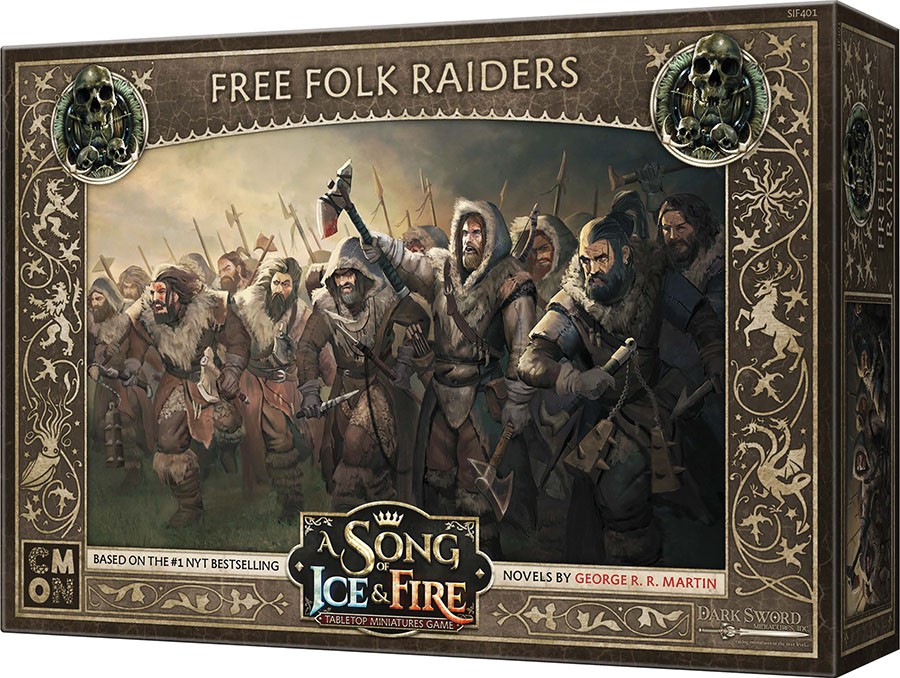 A Song of Ice and Fire: Tabletop Miniatures Game Free Folk Raiders Unit Box, by CMON - image 1 of 7