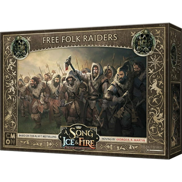 A Song of Ice and Fire: Tabletop Miniatures Game Free Folk Raiders Unit Box, by CMON
