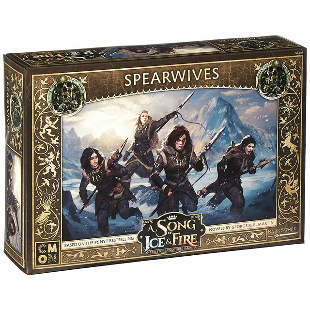 A Song of Ice and Fire: Tabletop Miniatures Game Free Folk Spearwives Unit Box, by CMON