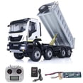thumbnail image 1 of A-Sonic XS-73655 1-14 Scale RC Hydraulic Dumper Trucks for RTR 8x8 Remote Control Dump TipperTruck Motor ESC Servo Shell Painted, White, 1 of 1