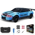 thumbnail image 1 of A-Sonic XS69085 1-24 Scale 2.4GHz 4WD Remote Control Drifting Car Toy for Boys Girls Birthday - Mini Drifting RC Car with Light Rechargeable Battery & Drifting Tires Xmas Toys for Kids, Blue, 1 of 1
