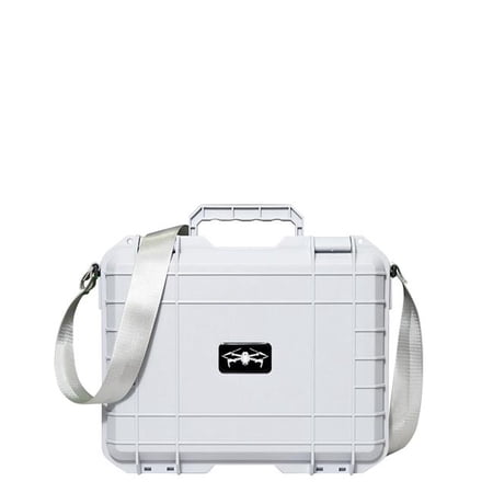 A-Sonic XS70735 Hard Waterproof Case for DJI Flip Fly More Combo - Stores 7 Batteries - RC 2 & RC-N3 Remote Control - Charging Hub - 65W Charger - Flip Drone & Other Accessories, White