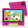 thumbnail image 1 of A-Sonic XS71192 Tablet - 2024 Latest 10 in. Case for Children - Android 13 with Quad-Core Tablet for Kids - 128GB Expansion - Wi-Fi6 & Bth5 - Parent Control - Educational Games Pre-Installed - Pink, 1 of 1