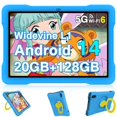 thumbnail image 1 of A-Sonic XS72121 Tablet Android 14 - 10.1 in. Tablet for Kids - 20GB Plus 128GB & 1TB Expandable - Android Tablets with Wi-Fi 6 - Octa-Core - Parental Control - BT5.0 - 360 deg EVA Case - Blue, 1 of 1