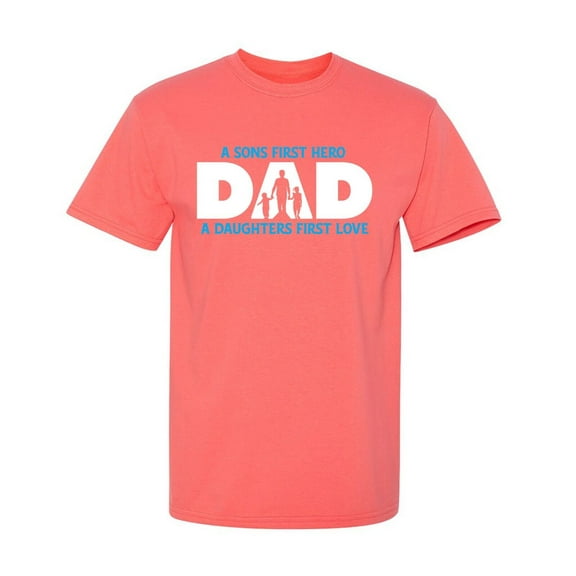 A Sons First Hero Sarcastic Humor Graphic Tees Gift For Mens Novelty Funny T Shirt