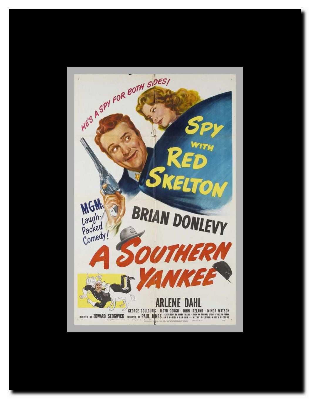 A Southern Yankee Framed Movie Poster