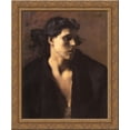 thumbnail image 1 of A Spanish Woman 24x20 Gold Ornate Wood Framed Canvas Art by John Singer Sargent, 1 of 2