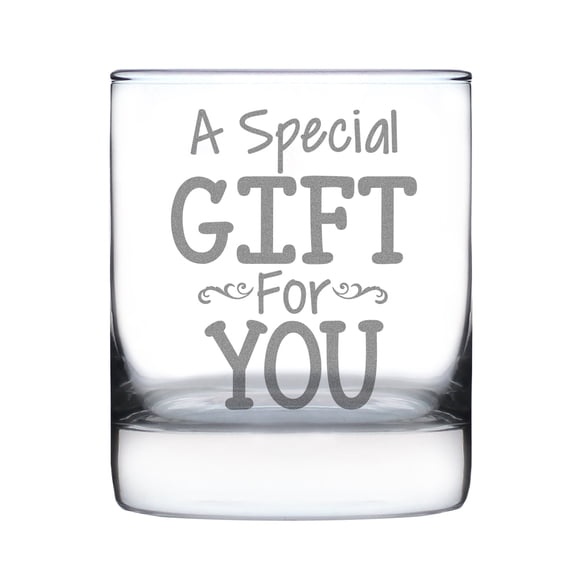 A Special for You 10oz Rocks Glass Hand Engraved Etched Glassware Unique Idea Friends and Family