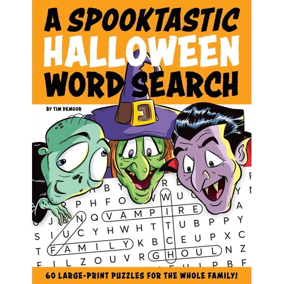 A Spooktastic Halloween Word Search, (Paperback)