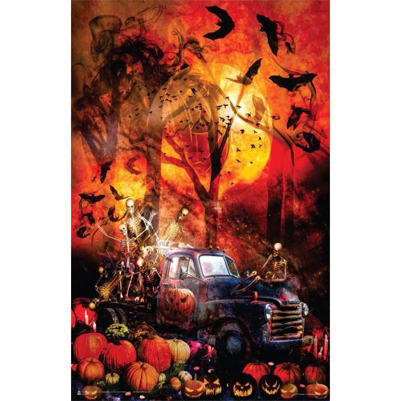 A Spooky Night by Bridget Voth Mini Poster 11" x 17"